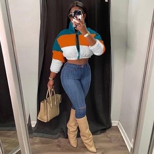 Winter Warm Zipper Cotton Padded Coats